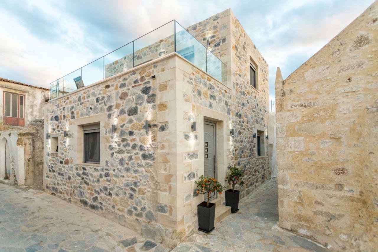 Marilena Natural Stone House, By Hellocrete Pigí エクステリア 写真