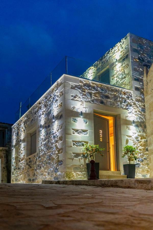Marilena Natural Stone House, By Hellocrete Pigí エクステリア 写真