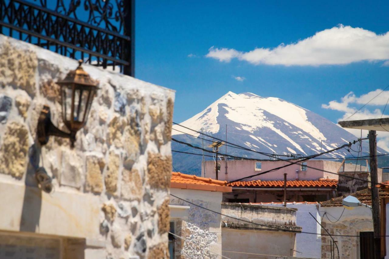 Marilena Natural Stone House, By Hellocrete Pigí エクステリア 写真